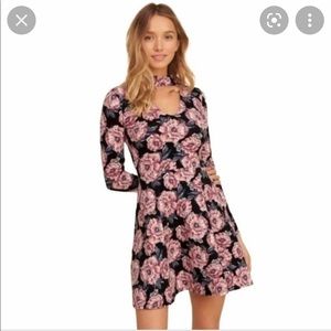 Hollister Floral Fit and Flare Dress